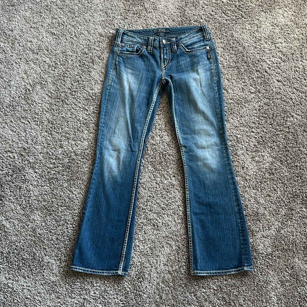 Silver Bootcut Jeans